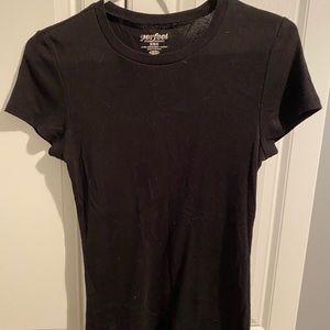 Tight fitted black top